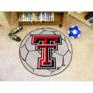  Texas Tech Red Raiders Soccer Ball Rug