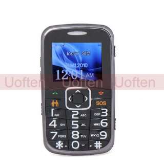 Unlocked GSM Big Keyboard Elder Mobile Cell Phone FM SOS Dual SIM wt 