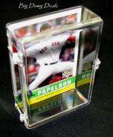 100 Count Trading Card Plastic Storage HINGED Box (1)  