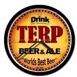  TERP beer and ale cerveza wall clock 