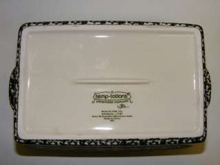 Temptations Old World Ovenware Painted Dish 5x7 Hot Plate Bakeware 