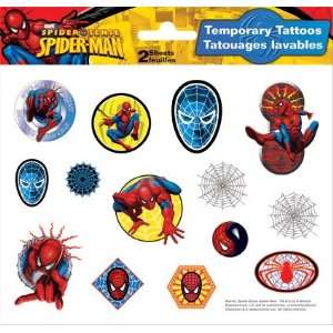    Spiderman Party Supplies Tempoary Tattoos Temporales Toys & Games