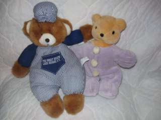 TEDDY BEAR LOT OF TWO 15 AND 11  