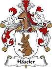 Family Crest 6 Decal  German  Haseler