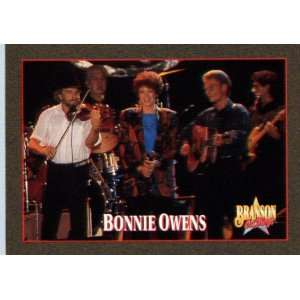   On Stage Trading Card # 95 Bonnie Owens In a Protective Display Case
