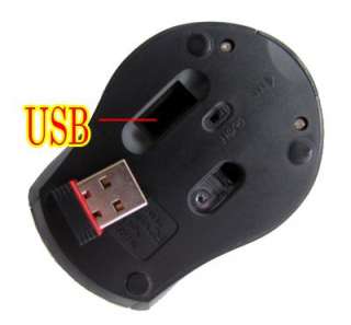   Mouse 2.4G USB Wireless Optical MIce For Notebook PC Laptop Black 10M