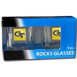 Georgia Tech 9 oz Rocks Glass