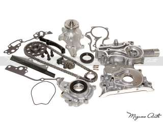 85 95 2.4L Toyota 22R 22RE Heavy Duty Timing Chain Cover Kit Oil Water 