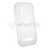 Black+Clear White+Pink Silicone Skin Gel Case Cover For Motorola 