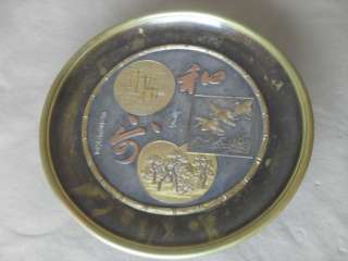Antique SIGNED Japanese Mixed Metal Taza  