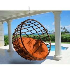  Sphere Chocolate Hanging Chair by Outback Company Patio 
