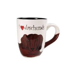  Mocha Dachshund Dog Mug 4.25