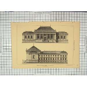    Architecture 1875 Palais De Justice Havre Bourdais