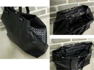 New Black Girls Pu Leather Handbags Tote Purse BP730  