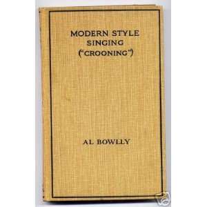  Modern style singing (crooning) Al Bowlly Books