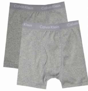   Calvin Klein Boys Heather Gray 2 Pk Boxer Briefs for boys Clothing