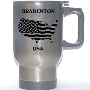  US Flag   Bradenton, Florida (FL) Stainless Steel Mug 