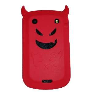  Red Silicone Devil Case for Blackberry Bold Touch 9900 