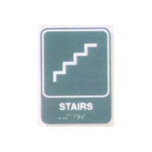  Intersign Sign 6X9 Stairs Brail   Model amg 021 Health 