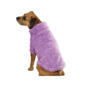 East Side Collection Fuzzy Lavender Purple Stretchy Dog Sweater XX 