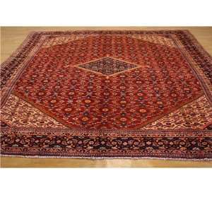   131 Red Persian Hand Knotted Wool Farahan Rug Furniture & Decor