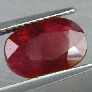 95 CTS PIGEON BLOOD RED RUBY OVAL CUT GEMSTONE  