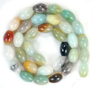 8x12mm Natural Multicolor ite Barrel Beads 15  
