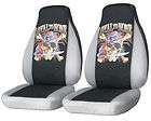 cool set pirate skull front car seat covers silver blk,OTH​ER ITEM 