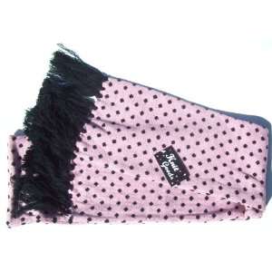  New Pink Black Polka Dot Winter Knit Scarf Toys & Games