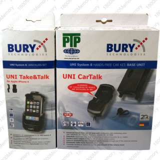 Bury S8 System 8 UNI Complete Bluetooth Hands Free Car Kit for iPhone 