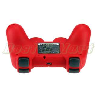 Lot 2 Wireless Bluetooth Game Controler for Sony PS3 Playstation 3 Red 