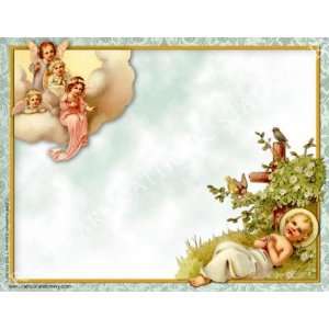 Jesus Child and Angels Holy Post Card 