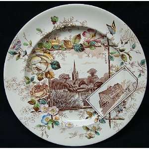  Polychrome Aesthetic Plate ~ Shakespeare Stratford 1883 