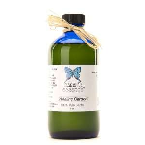   Garden Organic Golden Jojoba Blend 8 oz blue glass bottle Beauty
