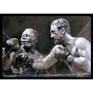 MARCIANO / WALCOTT #250, BOXING, PRINTS, LITHOGRAPHS