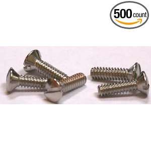 16 18 X 2 1/2 Machine Screws / Slotted / Oval Head / 18 8 Stainless 