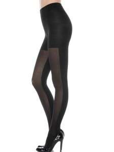NWOB SPANX #1596 DOUBLE TAKE BODY SHAPING TIGHTS BLACK SIZE C  