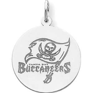  Sterling Silver NFL Tampa Bay Buccaneers Logo Charm 