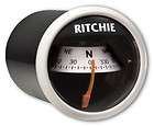 RITCHIE S 87W VOYAGER MARINE BOAT COMPASS White  