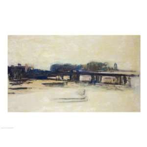  Study for Charing Cross Bridge   Poster by Claude Monet 