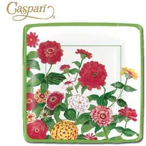  Caspari Paper Plates 9880DP Zinnia Dinner Plates 