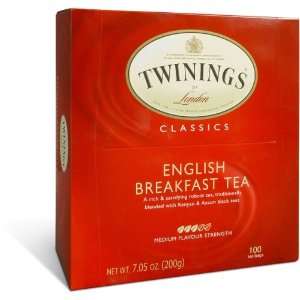 Twinings North America Inc. Tea, English Breakfast, 100 Count  