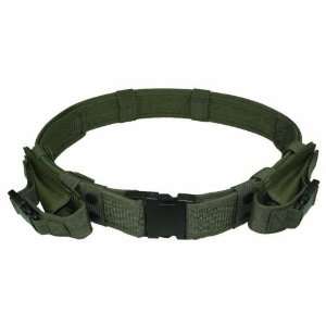 Police Tactical Belt w/ 2 clip pouches