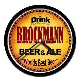  BROCKMANN beer and ale cerveza wall clock 