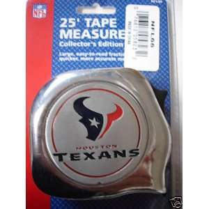  Great Neck 1 x 25 NFL Tape Measure Houston Texans