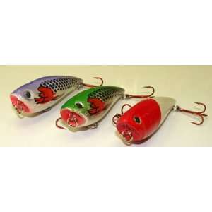  3 T3A Topwater Poppers Crankbaits   Fishing Lures Set 