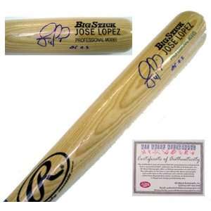  Jose Lopez Seattle Mariners MLB Hand Signed Rawlings Game 