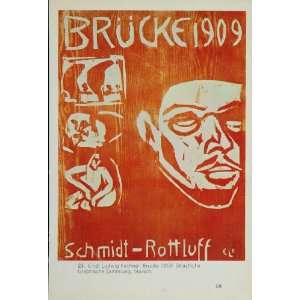 1969 Print Brucke Bridge Ernst Ludwig Kirchner   1969 