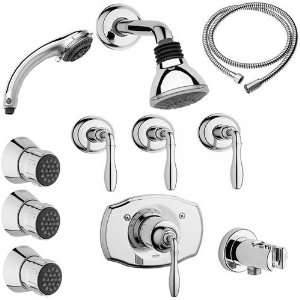 Grohe SEABURYPOWERSYSTEMKITCHROME Shower Systems   Thermostatic Syste