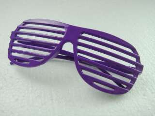 1x purple Shutter Glasses Shades Sunglasses Club Party  